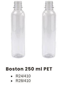 Envase Boston 250 ml