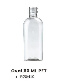 Envase Oval 60 ml